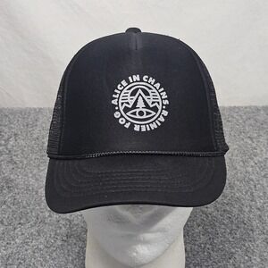 Alice In Chains Trucker Hat Cobra Caps Officially Licensed Black Mesh Snapback